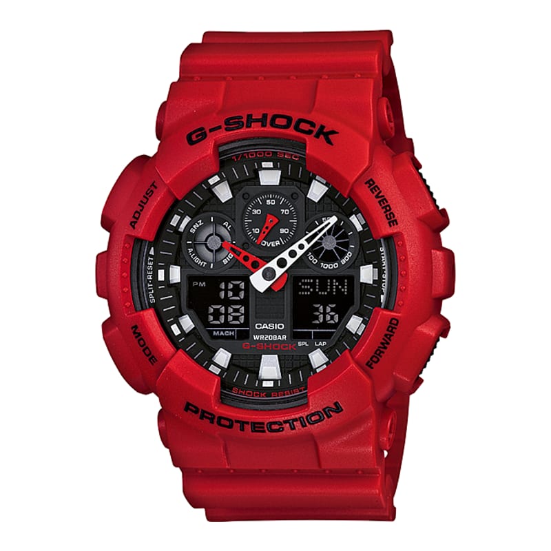 GA-100B-4AER — Casio G-Shock horloges