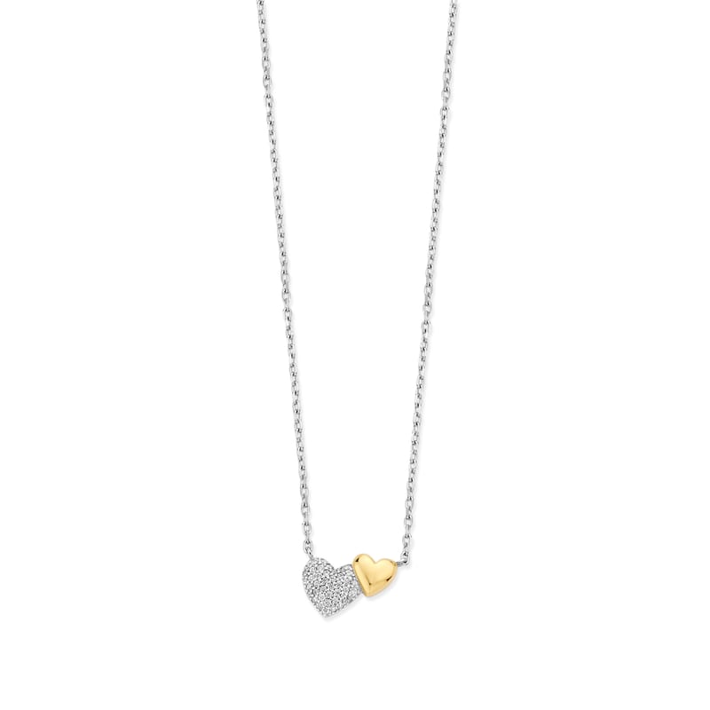 Ketting in zilver en verguld zilver — Naiomy juwelen