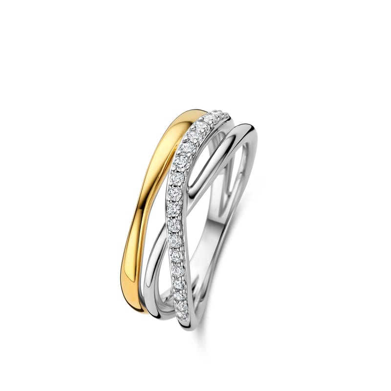 Ring in zilver en verguld zilver — Naiomy juwelen