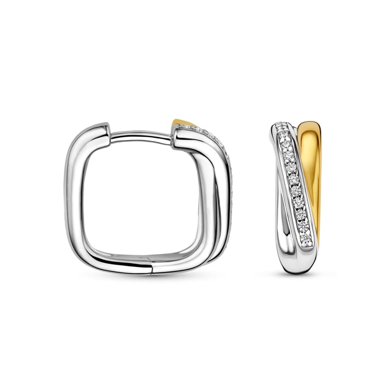 Oorbellen in zilver en verguld zilver — Naiomy juwelen