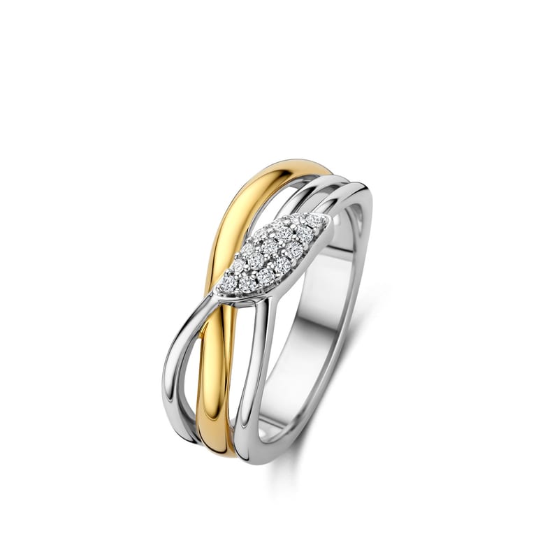 Ring in zilver en verguld zilver — Naiomy juwelen