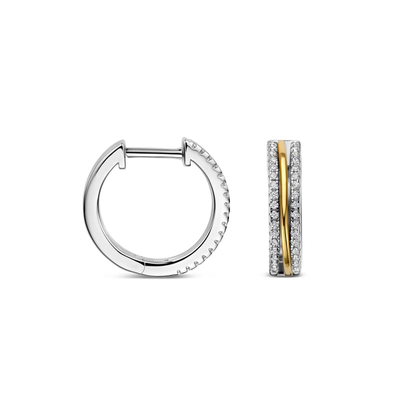 Oorbellen in zilver en verguld zilver — Naiomy juwelen