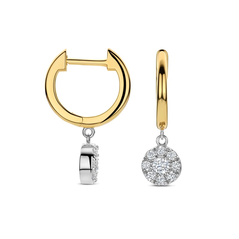 Oorbellen in zilver en verguld zilver — Naiomy juwelen