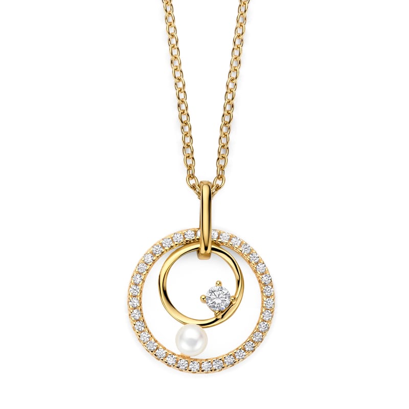 Ketting in verguld zilver — Naiomy juwelen