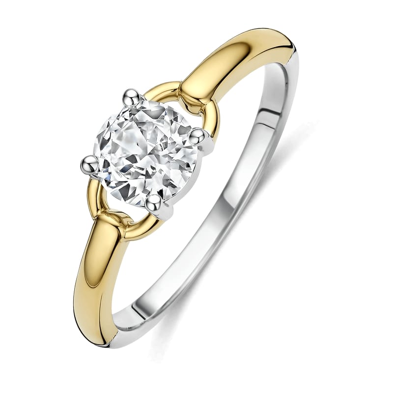 Classic Open Zirkonia Ring 6mm — Ti Sento juwelen