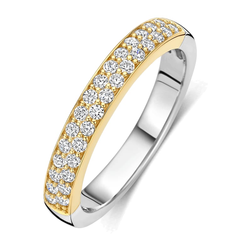 Tennis Ring Goudkleurig — Ti Sento juwelen