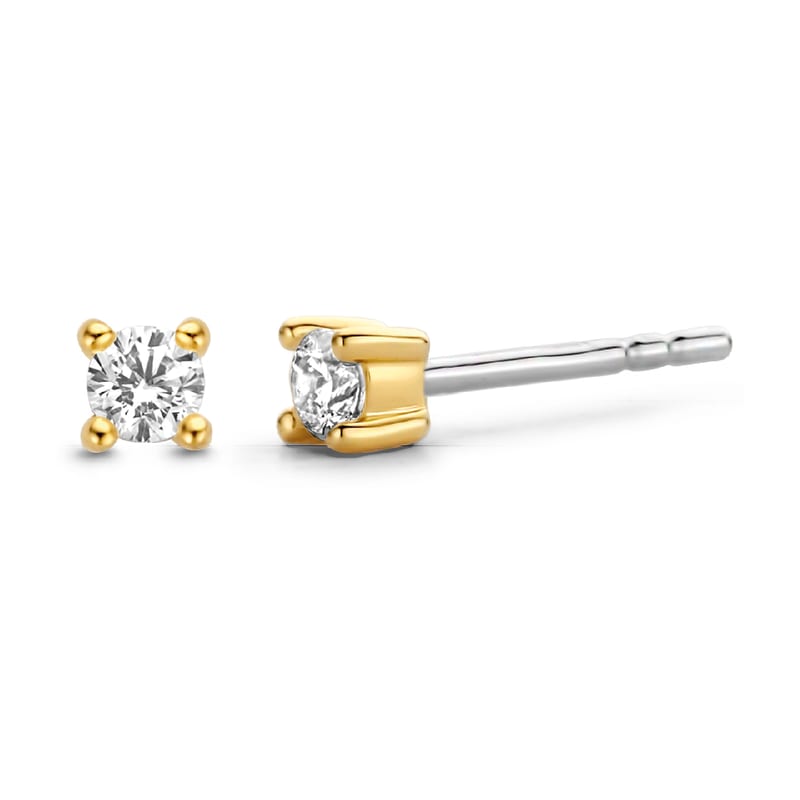 Classic Zirkonia Oorbellen 3mm — Ti Sento juwelen
