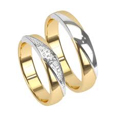 Duo trouwringen juweel — Duo trouwringen